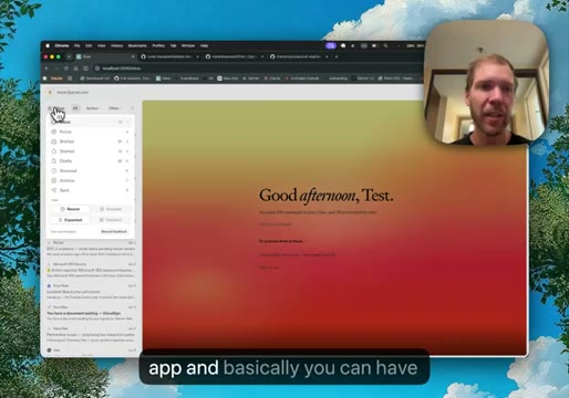 A button labeled 'Allow recording feedback' is shown within a React app, demonstrating Riffraff's integration.